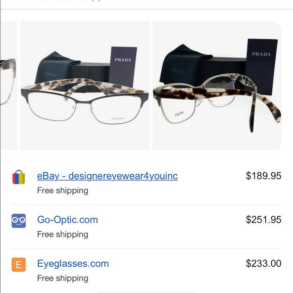 Prada Glasses - Picture 6 of 6